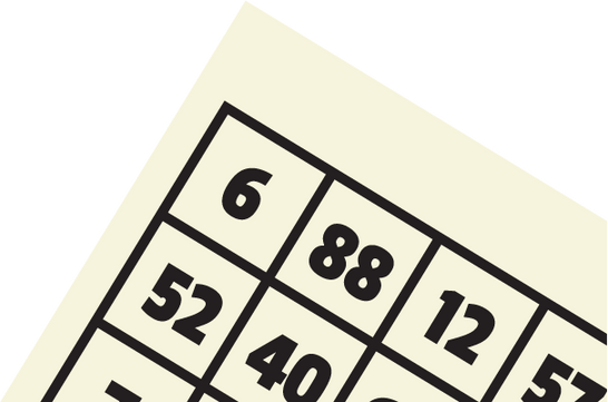 Carte loto bingo